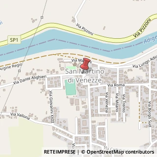 Mappa Piazza Moro Aldo, 1, 45030 San Martino di Venezze, Rovigo (Veneto)