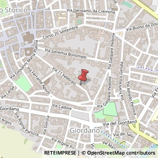 Mappa Via XI Febbraio, 78, 26100 Cremona, Cremona (Lombardia)
