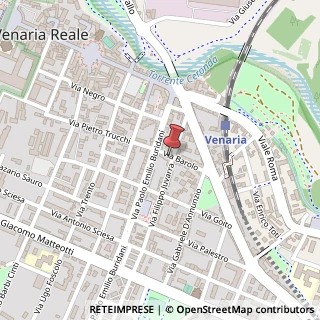 Mappa Via Barolo, 6, 10078 Venaria Reale, Torino (Piemonte)