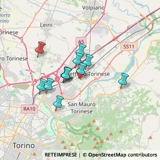 Mappa Via Cuneo, 10036 Settimo Torinese TO, Italia (2.73833)