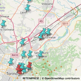 Mappa Via Cuneo, 10036 Settimo Torinese TO, Italia (5.9315)