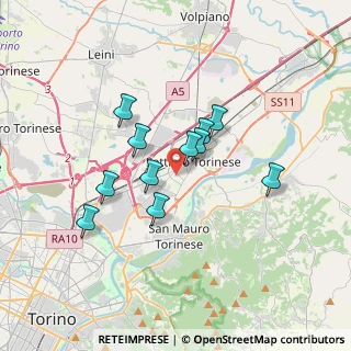 Mappa Via Cuneo, 10036 Settimo Torinese TO, Italia (2.74727)