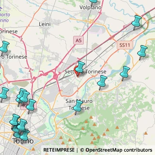 Mappa Via Cuneo, 10036 Settimo Torinese TO, Italia (7.385)