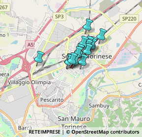 Mappa Via Cuneo, 10036 Settimo Torinese TO, Italia (0.92412)