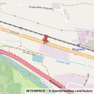 Mappa Str. Statale, 25, 10050 Bruzolo, Torino (Piemonte)