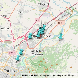 Mappa Via S. Mauro, 10036 Settimo Torinese TO, Italia (2.32545)