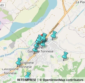 Mappa Strada Chivasso, 10090 Gassino Torinese TO, Italia (0.69727)