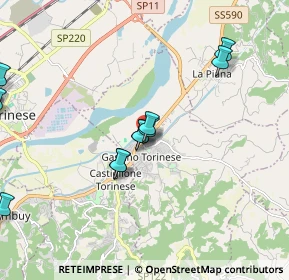 Mappa Strada Chivasso, 10090 Gassino Torinese TO, Italia (3.128)