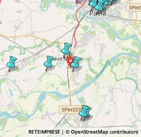 Mappa Via Burroni, 27051 Cava Manara PV, Italia (6.4365)