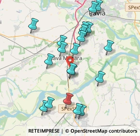 Mappa Via Burroni, 27051 Cava Manara PV, Italia (3.8845)