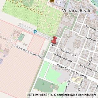 Mappa Via Nazario Sauro, 73, 10078 Venaria Reale, Torino (Piemonte)