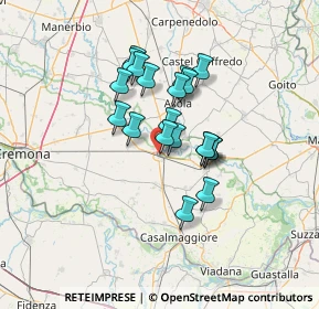 Mappa Via Felice Cavallotti, 26034 Piadena CR, Italia (10.092)