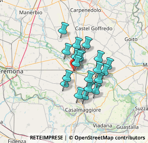 Mappa Via Felice Cavallotti, 26034 Piadena CR, Italia (9.13)