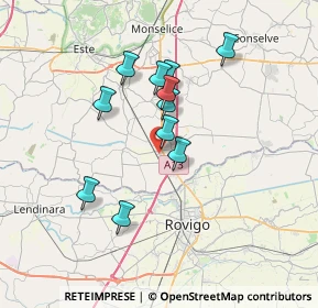 Mappa Via Fratelli Bandiera, 35048 Stanghella PD, Italia (5.88818)