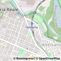 Kort Venaria Reale
