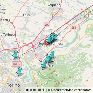 Mappa Corso G. Agnelli, 10036 Settimo Torinese TO, Italia (2.76917)
