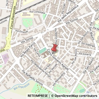 Mappa Corso G. Agnelli, 13, 10036 Settimo Torinese, Torino (Piemonte)