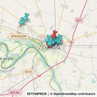 Mappa Via Gaetano Cesari, 26100 Cremona CR, Italia (1.97636)