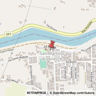 Mappa Via Alcide de Gasperi, 45, 45030 San Martino di Venezze, Rovigo (Veneto)