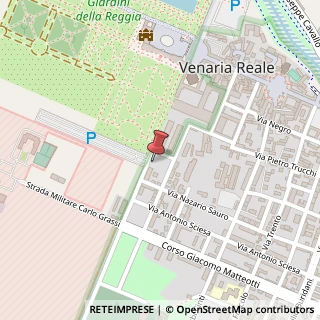 Mappa Via Sapino Don Giovanni, 5, 10078 Venaria Reale, Torino (Piemonte)