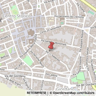 Mappa Via XI Febbraio, 38, 26100 Cremona, Cremona (Lombardia)