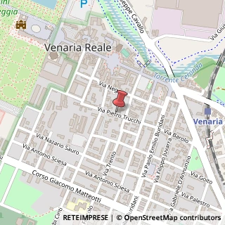 Mappa Via Trucchi, 22, 10078 Venaria Reale, Torino (Piemonte)