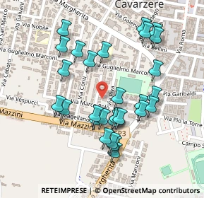 Mappa Via Natale Piva, 30014 Cavarzere VE, Italia (0.22069)