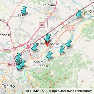 Mappa Via C. Colombatto, 10036 Settimo Torinese TO, Italia (4.98733)