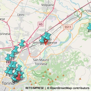 Mappa Via C. Colombatto, 10036 Settimo Torinese TO, Italia (7.0745)