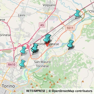 Mappa Via C. Colombatto, 10036 Settimo Torinese TO, Italia (3.31786)