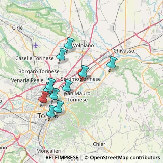Mappa Via C. Colombatto, 10036 Settimo Torinese TO, Italia (7.09091)
