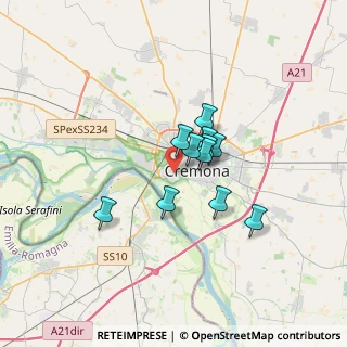 Mappa Via Oglio, 26100 Cremona CR, Italia (2.23909)