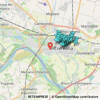 Mappa Via Oglio, 26100 Cremona CR, Italia (1.2425)