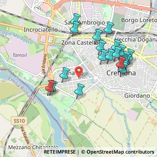 Mappa Via Oglio, 26100 Cremona CR, Italia (1.05)