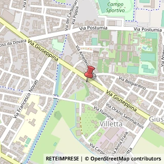 Mappa Via Giuseppina, 21, 26100 Cremona, Cremona (Lombardia)