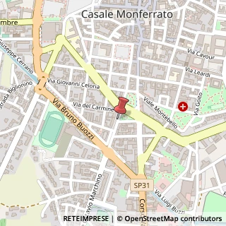 Mappa Via Vincenzo Luparia, 5, 15033 Casale Monferrato, Alessandria (Piemonte)