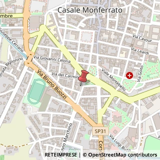 Mappa Via Vincenzo Luparia, 7, 15033 Casale Monferrato, Alessandria (Piemonte)