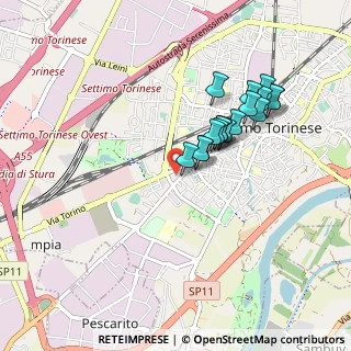 Mappa Via Tiziano, 10036 Settimo Torinese TO, Italia (0.79118)
