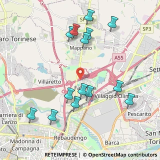 Mappa Tangenziale Nord di Torino, 10071 Torino TO, Italia (2.225)