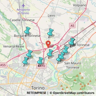 Mappa Tangenziale Nord di Torino, 10071 Torino TO, Italia (3.59091)