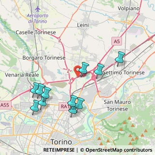 Mappa Tangenziale Nord di Torino, 10071 Torino TO, Italia (4.24182)