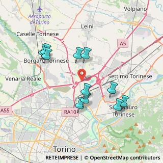 Mappa Tangenziale Nord di Torino, 10071 Torino TO, Italia (3.60273)
