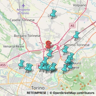Mappa Tangenziale Nord di Torino, 10071 Torino TO, Italia (4.4865)