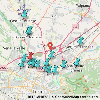Mappa Tangenziale Nord di Torino, 10071 Torino TO, Italia (4.55944)