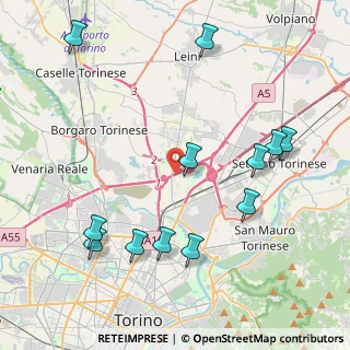 Mappa Tangenziale Nord di Torino, 10071 Torino TO, Italia (4.78583)