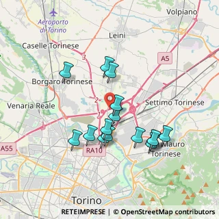 Mappa Tangenziale Nord di Torino, 10071 Torino TO, Italia (3.32867)