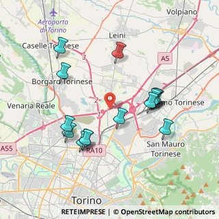 Mappa Tangenziale Nord di Torino, 10071 Torino TO, Italia (3.80133)