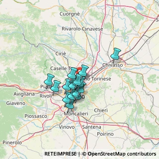 Mappa Tangenziale Nord di Torino, 10071 Torino TO, Italia (9.385)
