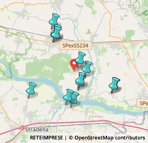 Mappa Via dei Pioppi, 27010 Spessa PV, Italia (3.42154)