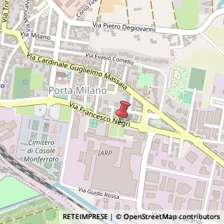 Mappa Via Grandi Achille, 43, 15033 Casale Monferrato, Alessandria (Piemonte)